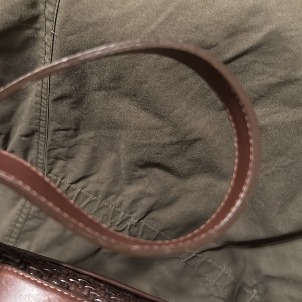 Vintage Brighton Leather Bag/Crossbody/Camera Bag with leather Interior - Picture 12 of 14